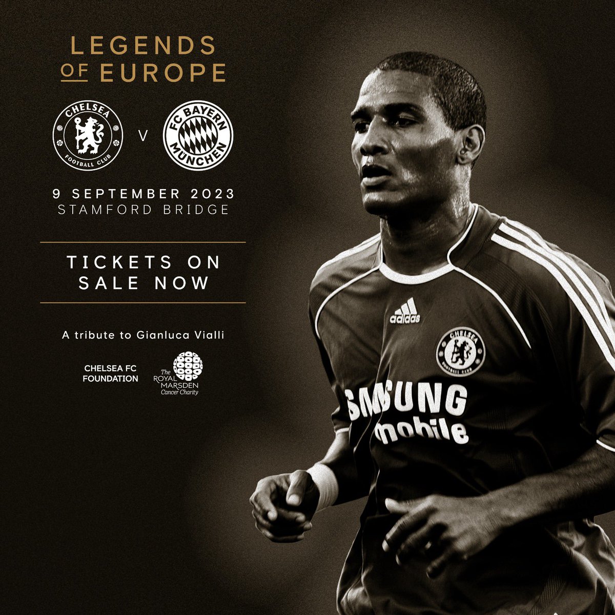 On my way to London to join @Chelseafc legends this Saturday. All proceeds of the Game will be split between @chelseafcfoundation and the @royalmarsden chelseafc.com/en/chelsea-leg…