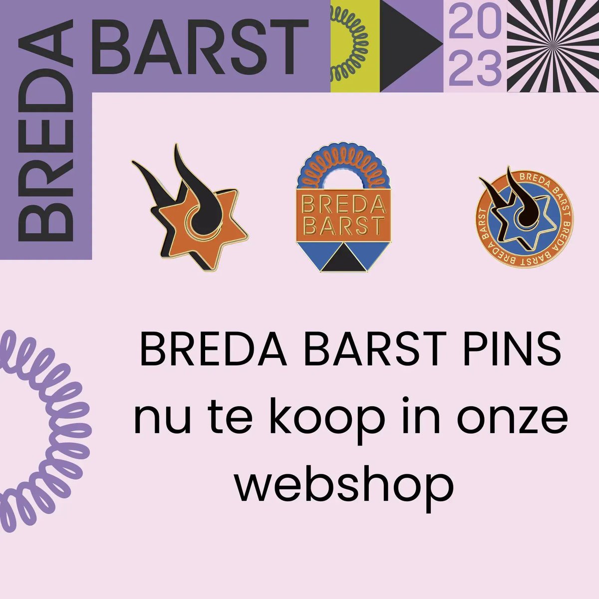 Voor de échte Breda Barst fans. 
Je koopt ze in de webshop of op 15 en 16 september bij de infobalie