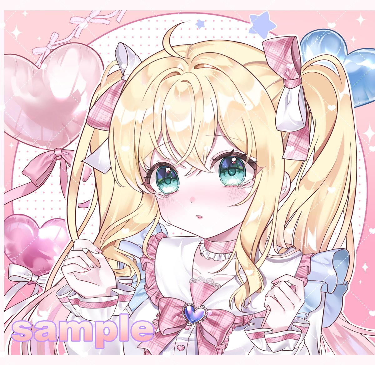 suuigiv's tweet photo. Commission 
最近畫的頭貼🥰💗 https://t.co/WGPEljZkFR