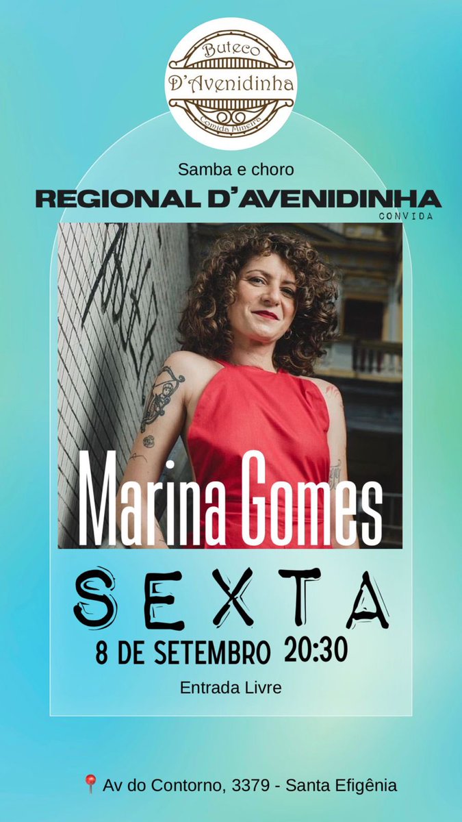 marinagomesmg's tweet photo. Essa sexta tem suingue com a rapaziada do Regional Avenidinha, vem! https://t.co/7PLRXr56Gm