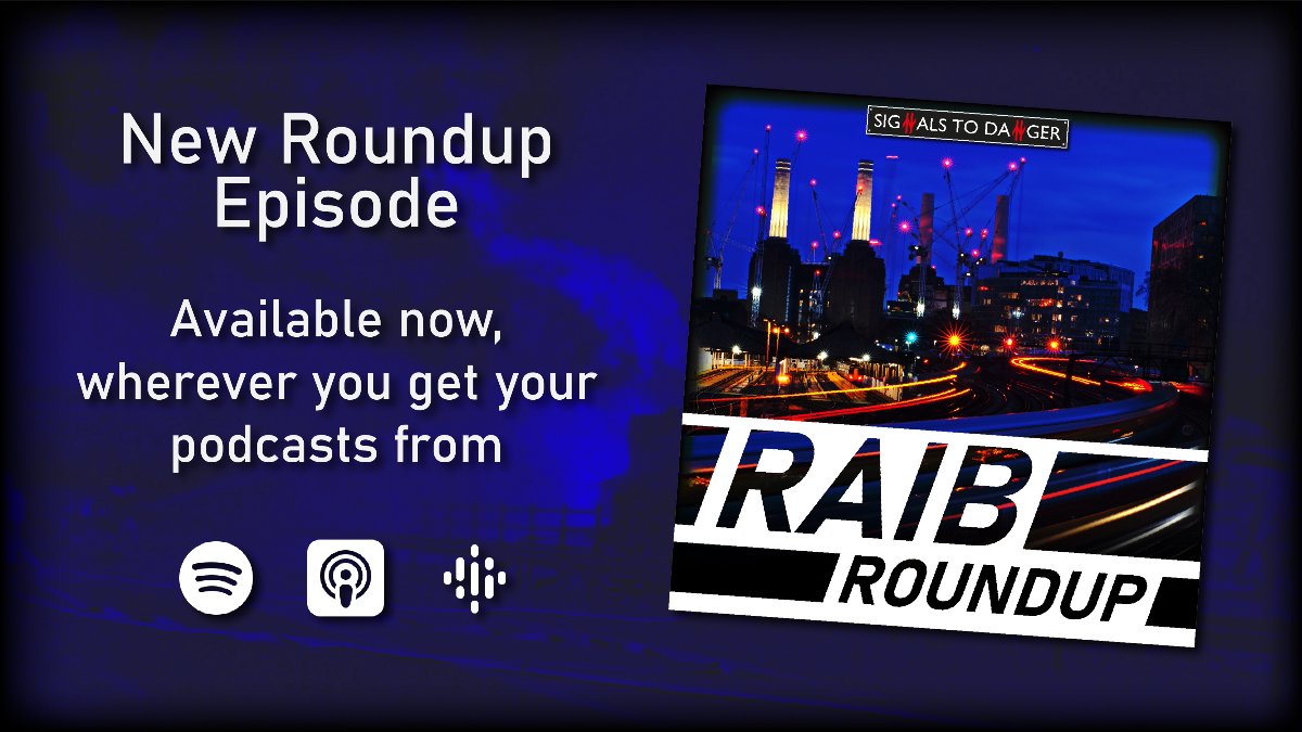 New episode, taking a look at five recent RAIB reports! This is a little different format for this one so feedback very much required, just wanted to spend some Signals to Danger time discussing some current affairs to!