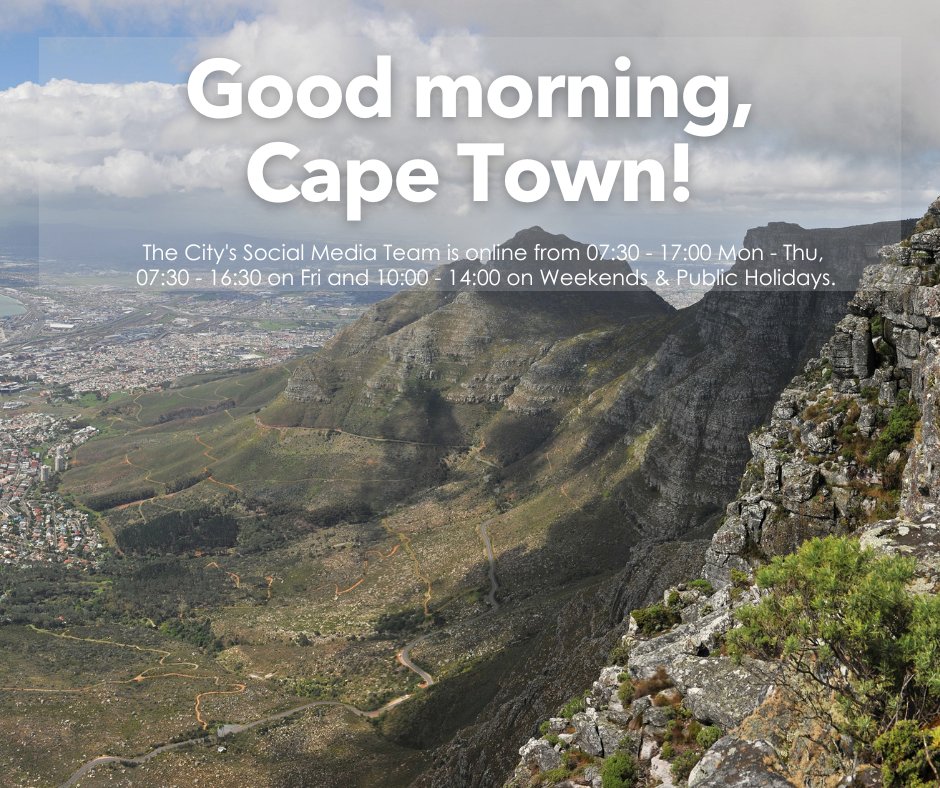 City of Cape Town tweet media