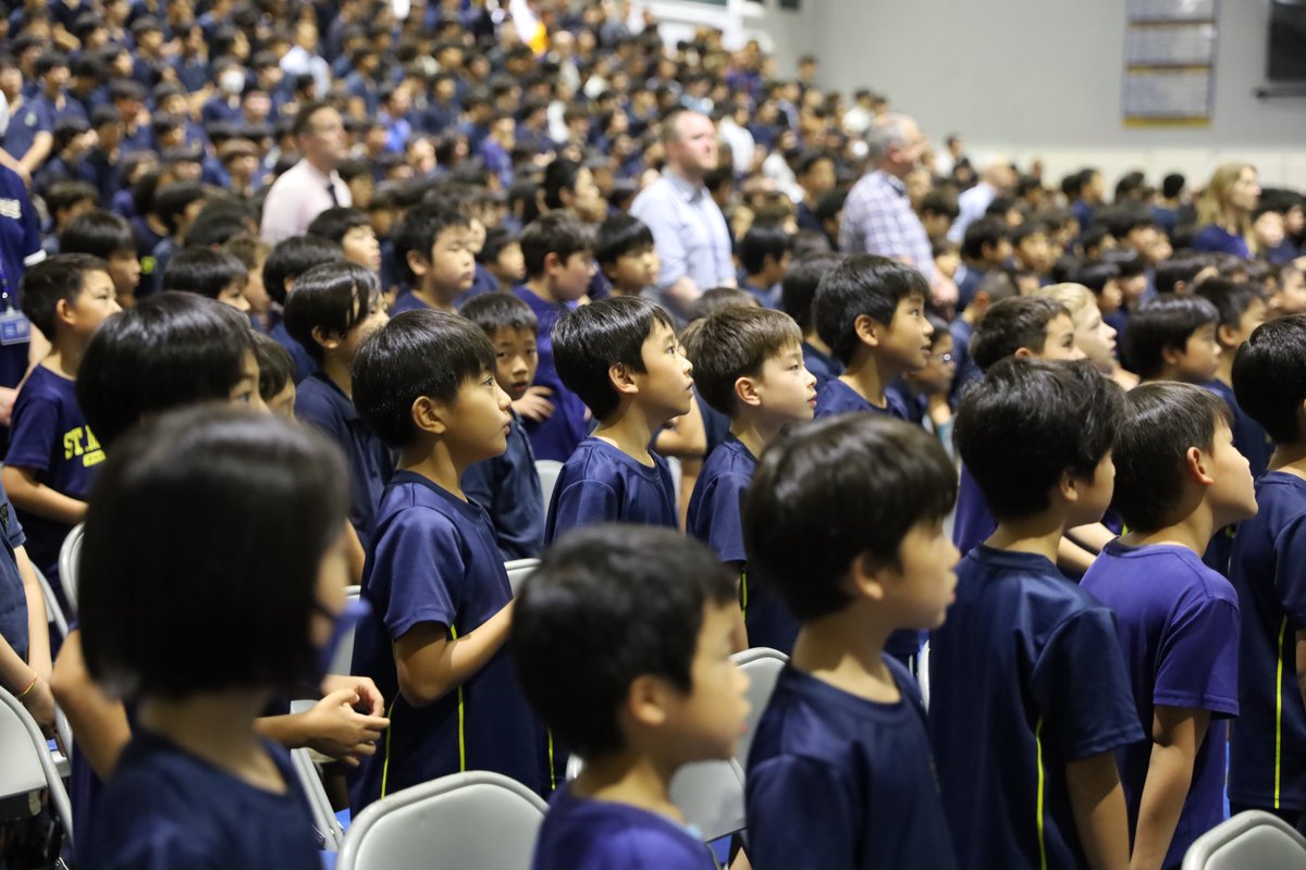 StMarysTokyo's tweet photo. "Today, we also celebrate the birthday of Venerable Jean Marie de la Mennais, founder of the Brothers of Christian Instruction (FIC), the group of religious brothers who established St. Mary’s International School.”   - Fr. Danilo Mutia https://t.co/vSicUDYeq1