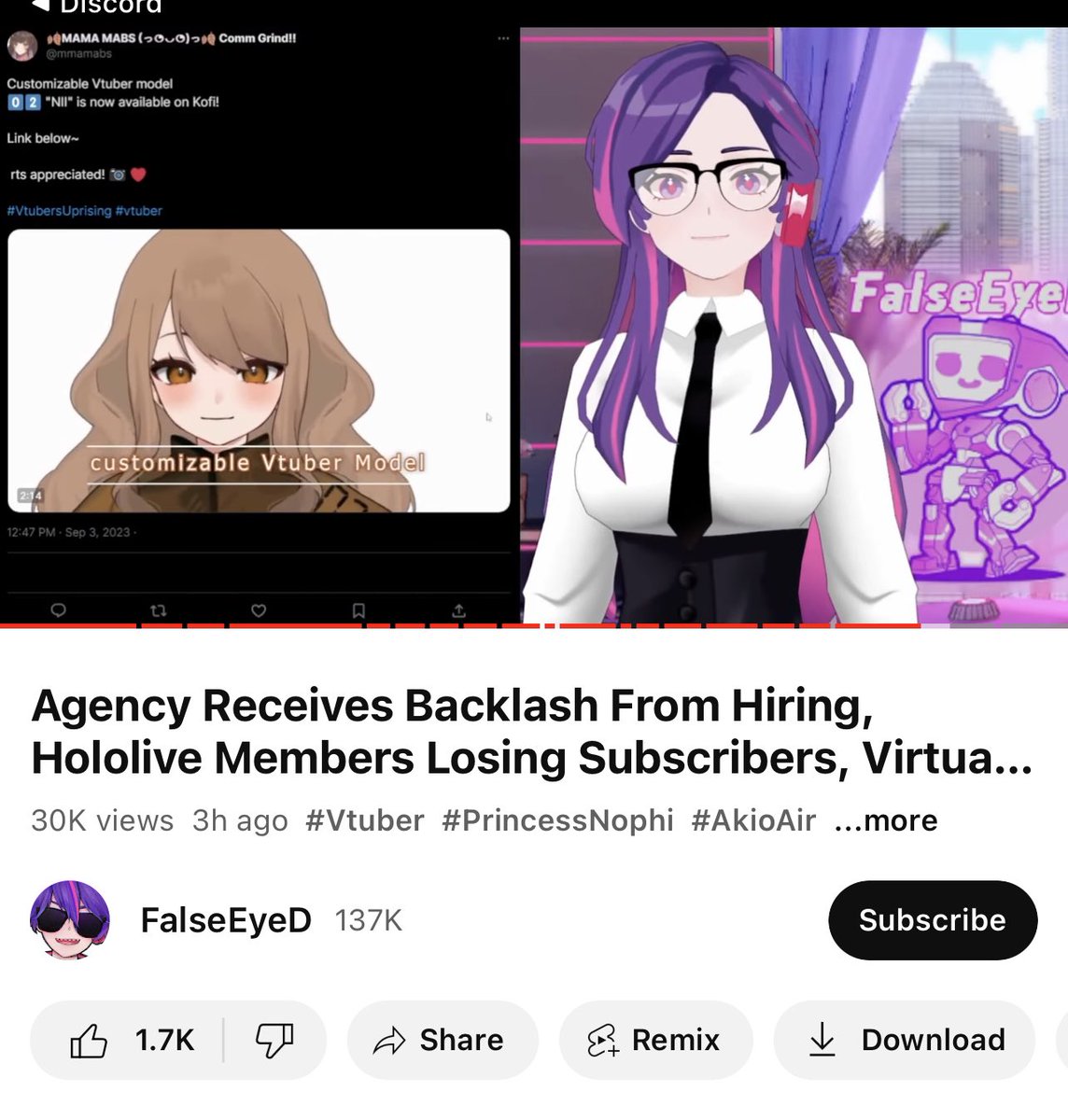 mmamabs's tweet photo. GUESS WHO’S ON THE #FalseEyeD VTUBER NEWS
my daughter @likelylatte sent this to me and I’m AAAAAAA
Please look out for more customizables to come! Thank you for supporting me. I wuv you guys!!
#custoMABSables https://t.co/3TM8W83EIJ