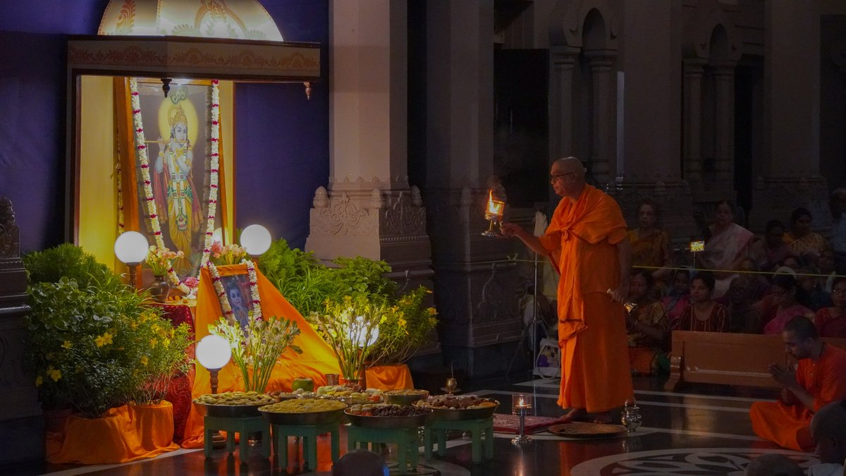 Sri Krishna Janmashtami celebrated at Belur Math on 7 September 2023. #BelurMath #Janmashtami2023