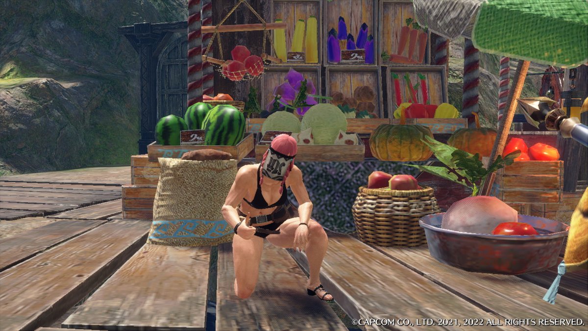ChocoBun001's tweet photo. Gotta eat healthy! #MHRise #MonsterHunter #NintendoSwitch https://t.co/ouXh3bi2Mb