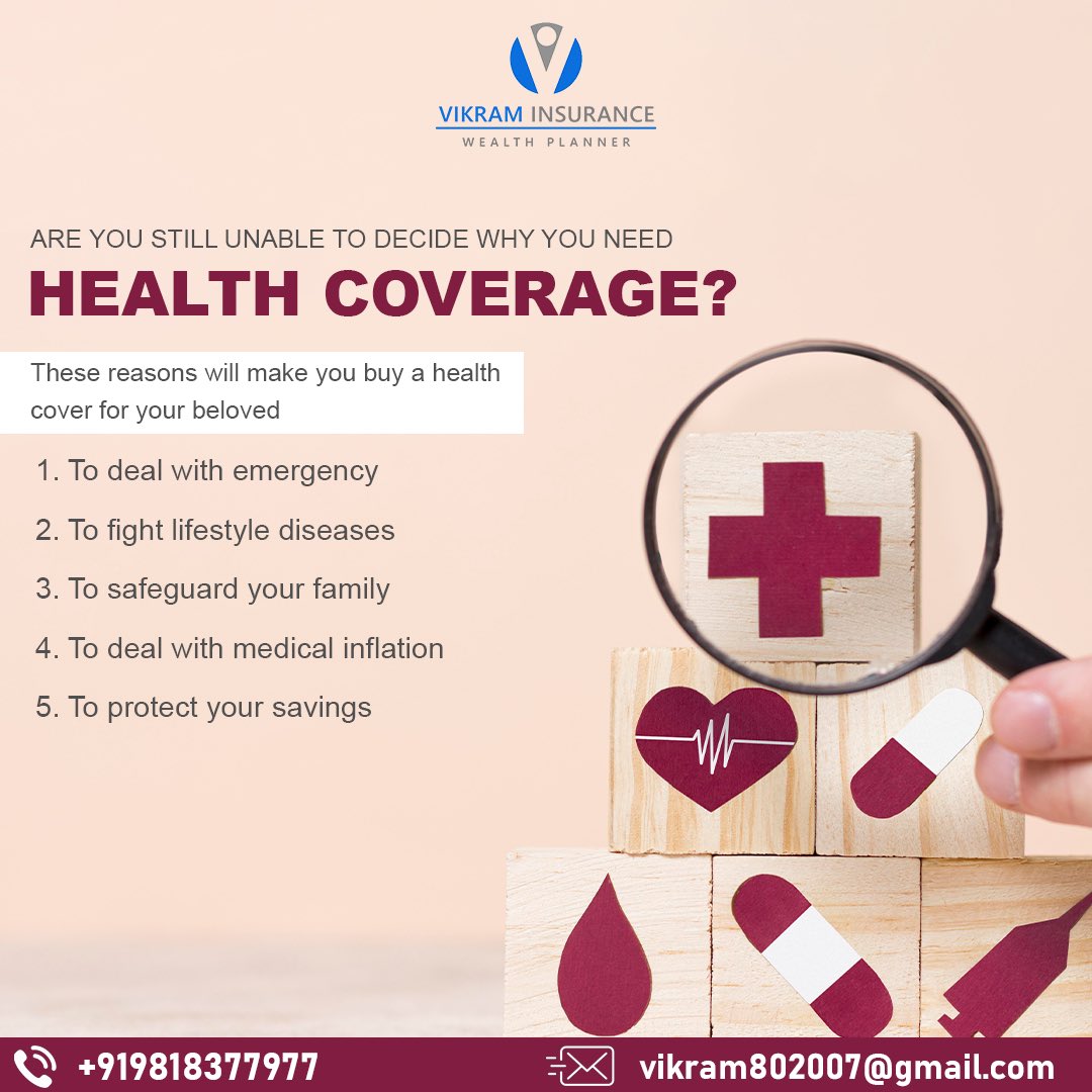 VikramJSingh81's tweet image. Health insurance isn't just a safety net; it's your passport to peace of mind. Don't gamble with your well-being – secure your health today
For more information please contact us on +919818377977 or mail us at 

vikram802007@gmail.com 
#InsuranceSafetyNet #HealthInsuranceMatters