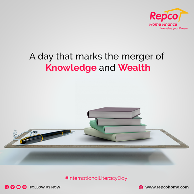 A day to celebrate the power of literacy to transform lives and to raise awareness of the importance of literacy and to promote efforts to achieve universal literacy.

#RepcoHome #financiallyindependent #letthemlearn #internationalliteracyday #happyliteracyday