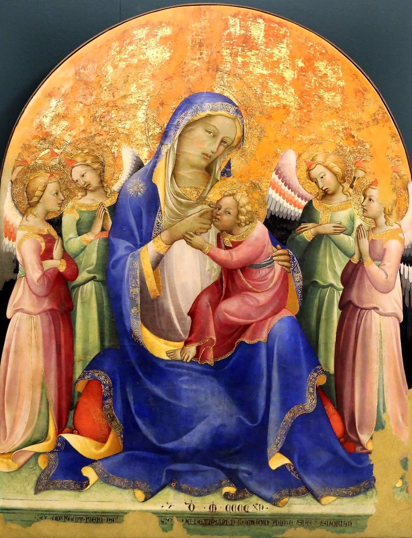 LaPaginaArte's tweet image. Lorenzo Monaco, Madonna dell'Umiltà, 1415. Tempera e oro su tavola. Pisa, chiesa di Sant'Ermete.

Per sapere di più sull'artista: 1995-2015.undo.net/it/magazines/1…