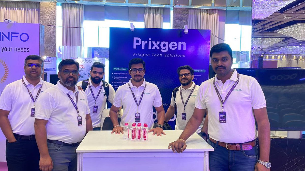 prixgentech's tweet photo. Prixgen at #OdooCommunityDays. Two days of brainstorming opens new opportunities for developers,  exhibitors, startups &amp; industrial professionals. @Odoo @odoo.offical https://t.co/ocVUKqsQBK