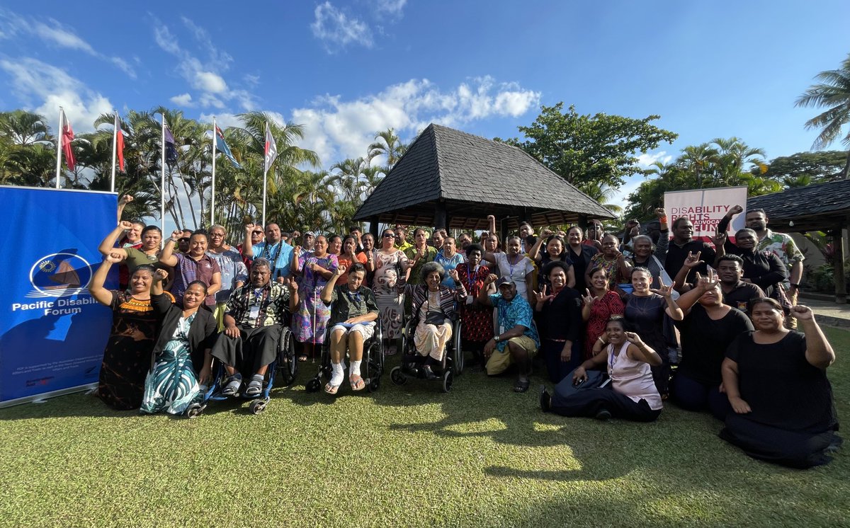 It’s a wrap! So honored to join @DisabRightsFund & @PDFSEC’s convening of human rights defenders with disabilities from 11 Pacific island nations in Fiji. Here’s to a growing movement for human diversity—the Pacific Way.
