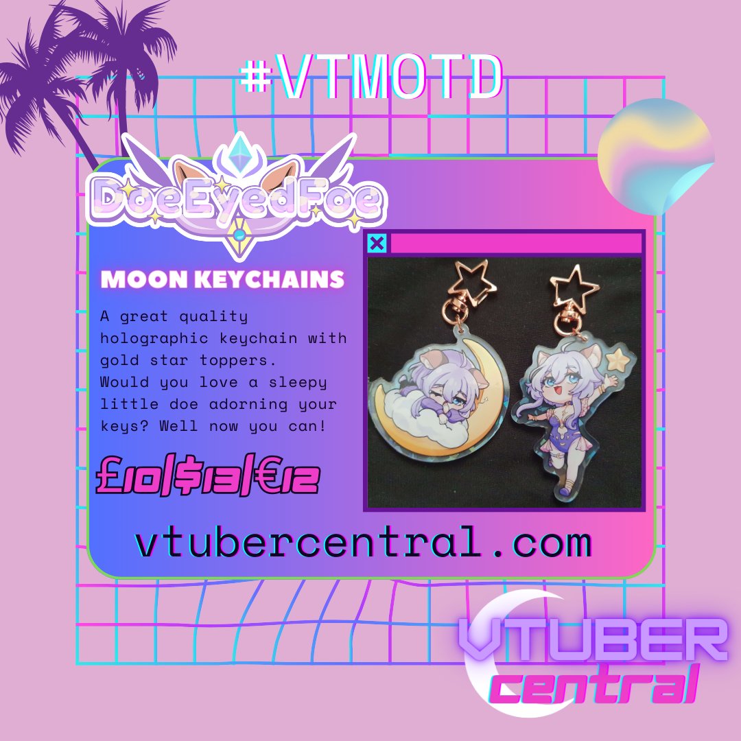 _VTuberCentral's tweet photo. #vtmotd Check out this awesome piece here: https://t.co/Hpsol6z6pG
Creator: @DoeEyedFoe
#vtubercentral #vtubermerch #vtuberkeychain #deervtuber https://t.co/u0CCPoml2I
