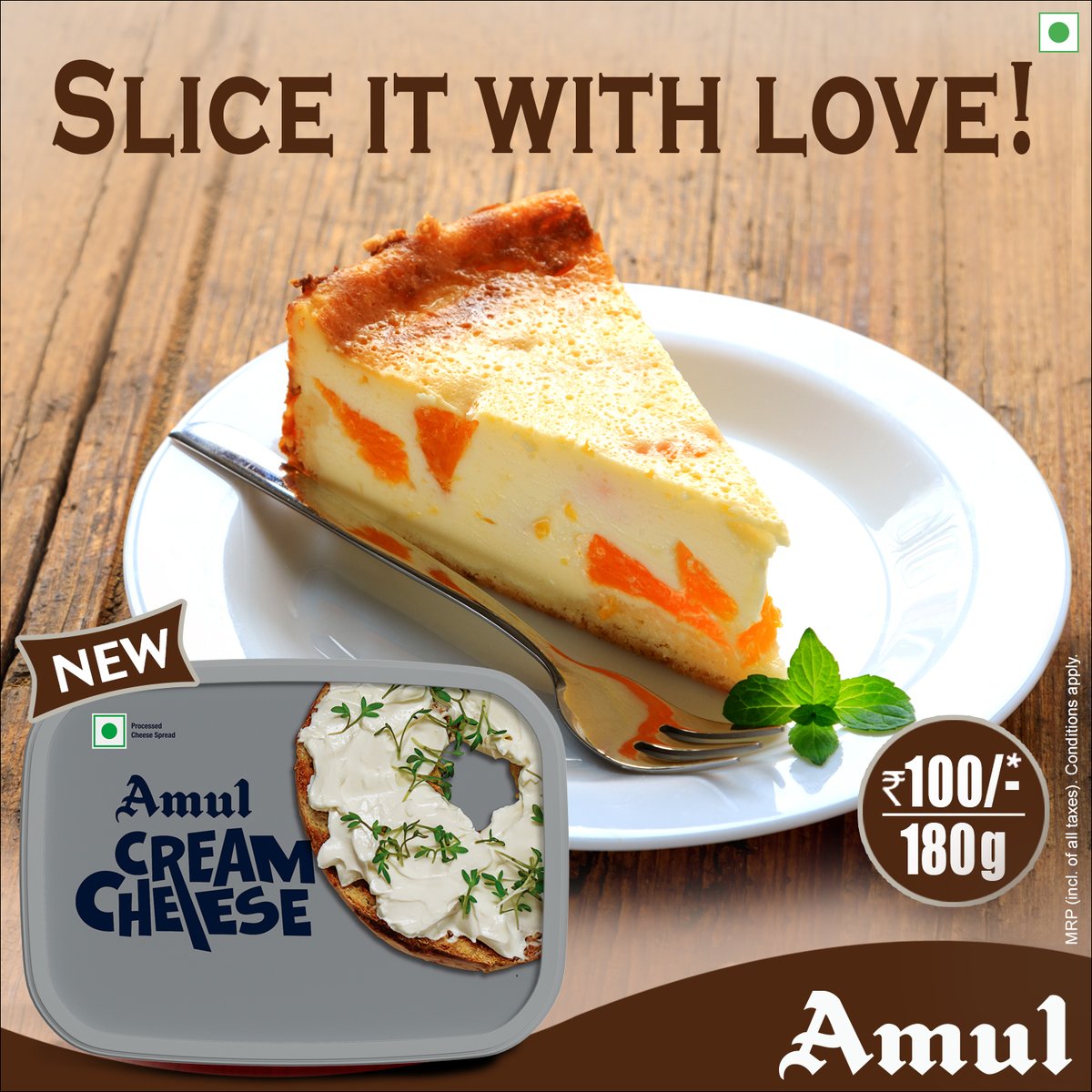 Amul_Coop's tweet photo. Introducing the Amul Cream Cheese. The latest culinary marvel that captivates your taste buds and adds charisma to a range of delicacies. Every time. #AmulIndia #AmulCreamCheese #CulinaryMarvel https://t.co/drJuJ0z02c