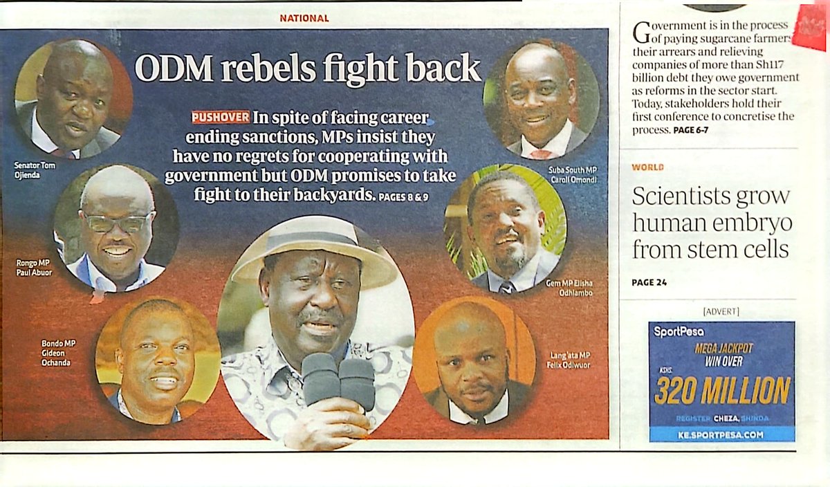 ahmednasirlaw's tweet photo. So why did ODM expel only LUO MPs/Senators and spared others? The answer lies in our history and the powerful grip dynastic families both in Central and Luo Nyanza hold over their tribesmen/women. 

Hon Raila genuinely believes that LUOS are personal chattels both as voters and as politicians ala Dred Scott v Sandford. No Luo is allowed to move out of his family's orbit, politically, socially or economically without his permission. 

So, whereas ODM MPs/Senators from other tribes can engage the goverment and whereas even Hon Raila can engage with President Ruto, LUO MPs/Senators are FORBIDDEN by Hon Raila to have an independent thought process. As his subjects, it is plainly treasonous for LUO MPs/Senators to have an independent thought process without Hon Raila giving the greenlight. 

So, the LUO MPs/Senators led by Caroli and Prof Ojienda are in a gladiatorial contest with Hon Raila. For Hon Raila, this is a zero-sum game that he must win at any cost. For Caroli and Prof Ojienda, it is a matter of life and death over their personal freedom and that of their constituencies. They are truly political abolitionists who want to end the historic enslavement of Luo politicians and even voters from the ownership of Hon Raila. 

The rest of Kenyans have a solemn duty to come to the aid of Caroli and Prof Ojienda so that they can operate as free men. As Kenyans of Goodwill, we must sing loud to Hon Raila Louis Armstrong' famous lyrics... "Go down Moses..."

Go down Moses
Way down in Egypt land
Tell all pharaoes to
Let my People Go!

When Isreal was in Egypt land
Let my people Go!
Let my people Go!

So the God seyeth: "go down, Moses
Way down in Egypt Land 
Tell all pharaoes to 
Let My people Go!

So Moses went to Egypt Land
Let my people Go
....
Thus spoke the Lord, bold Moses said
Let my people Go!
"If not I'll smite your firstborns dead
Let me people Go!