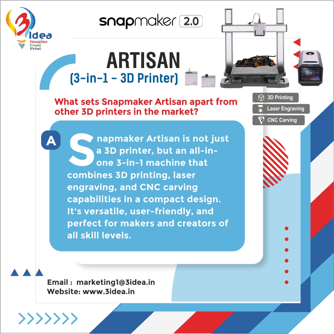 3ideatechnology's tweet image. Do You Know:

#snapmaker #snapmakerartisan #snapmaker2 #carving #CNC #etching #laserengraving #cutting #3d #3dprinter #3dprinting #3dprint #3dprinted #3dmodel #3dprints #3dprinters #pla #filament #3design #3dmodeling #print #3ddesign #3dprintinglife #additivemanufacturing