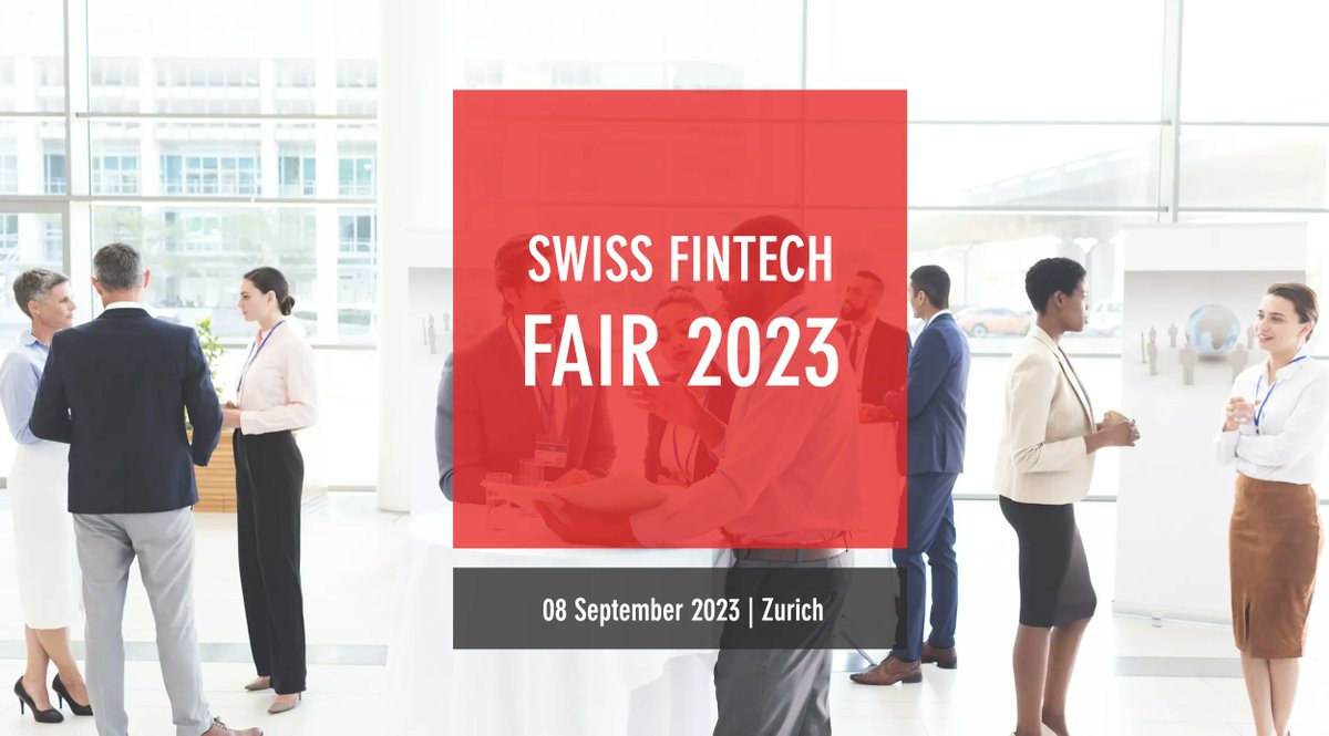 Swiss_Fintech's tweet photo. 💥Today is the day💥We are very excited to welcome the #fintech &amp; #finance community at SWISS FINTECH Fair 2023 day at the SIX ConventionPoint in Zurich. See you there :) 
https://t.co/sddSW8R2u1 https://t.co/eH1UXxLREy