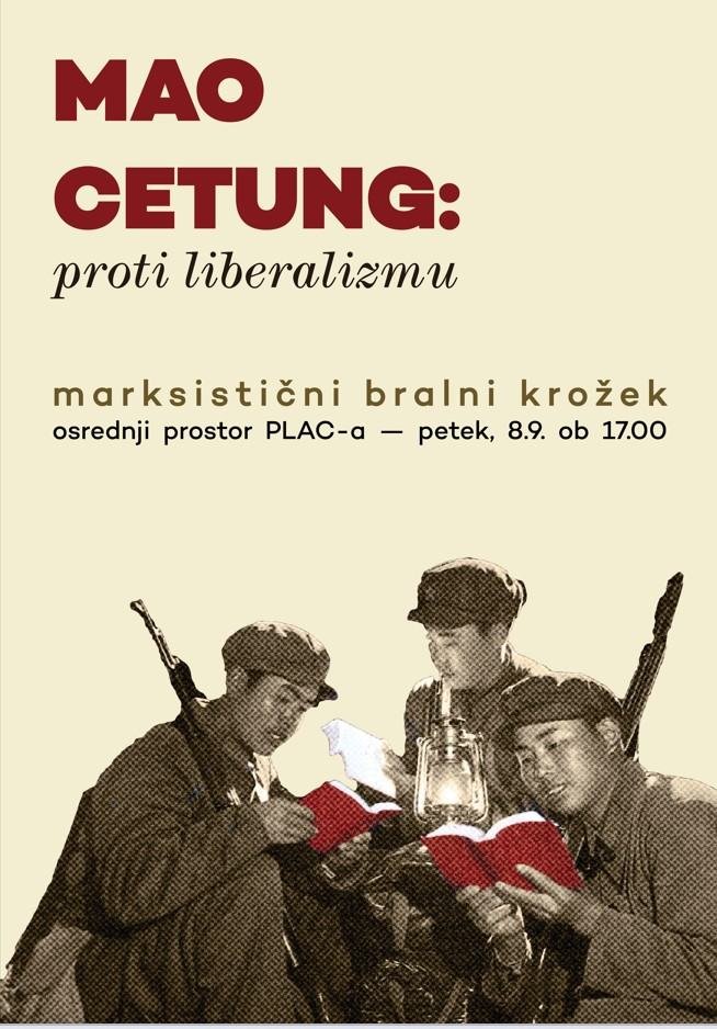 avtonomniPLAC's tweet photo. Danes bomo brali Mao Cetunga "Proti liberalizmu". 📚📖🛋️
Branju prispevka (dostopnega tako na https://t.co/HAq0S8oS8f kot tudi v tiskani obliki na dogodku samem) bo sledila javna diskusija na temo vprašanja, kaj je liberalizem in kako se manifestira. 
#AvtonomniPlac #PlacLj https://t.co/XNGKCgl8IO