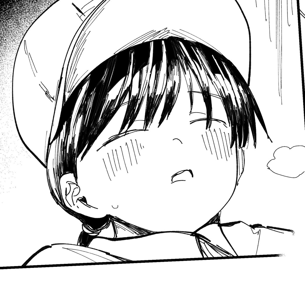 このなおちゃの髪うまく描けました 