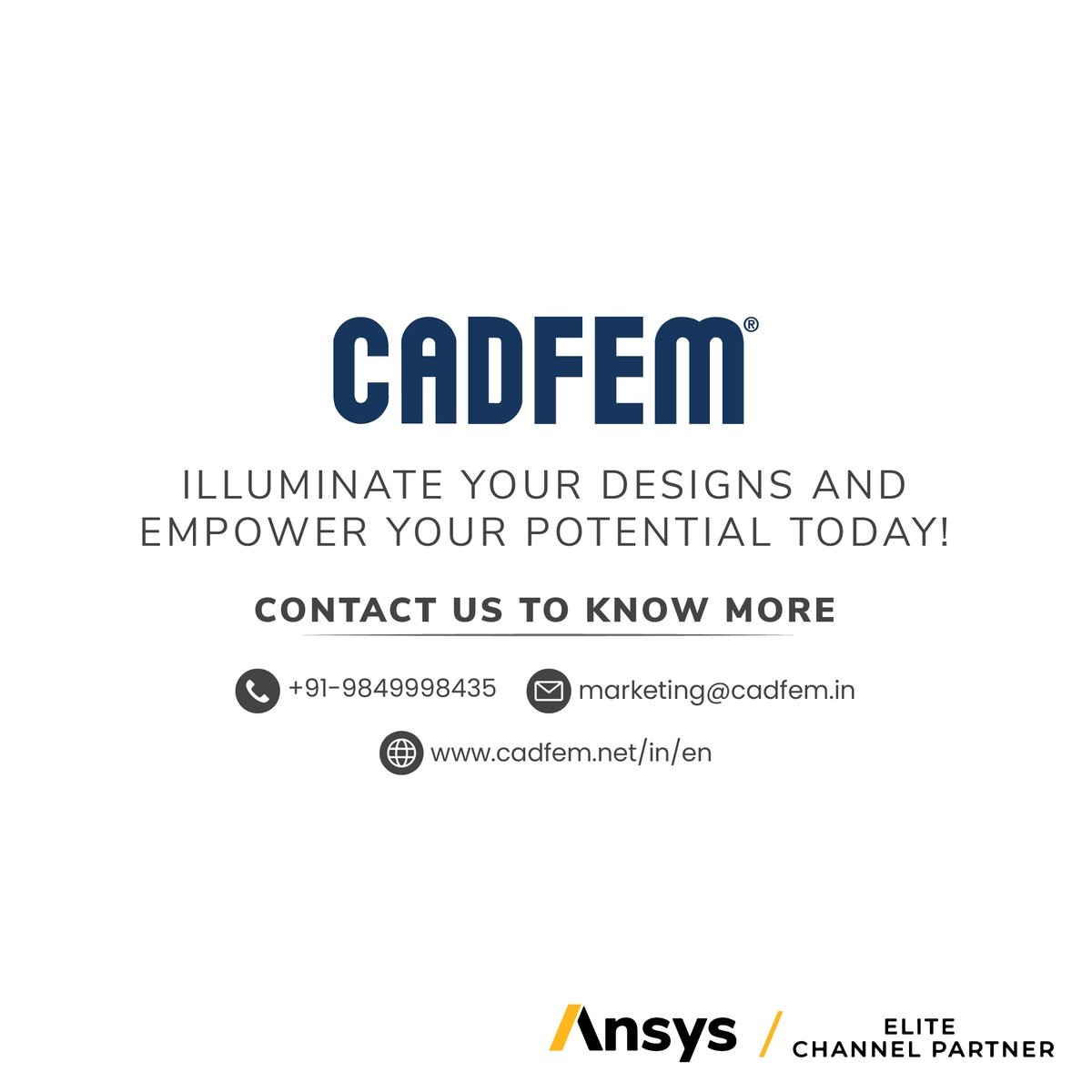 cadfem_sea's tweet image. Ready to transform possibilities into reality?  
𝗚𝗲𝘁 𝗰𝗼𝗻𝗻𝗲𝗰𝘁𝗲𝗱 𝘄𝗶𝘁𝗵 𝗨𝘀: 📧 marketing@cadfem.in | 📞 91-98499 98435

#EngineeringInnovation #MotorDesign #AnsysMotorCAD #electricmotors #designengineers #simulationengineers #simulationsoftware #CADFEMIndia