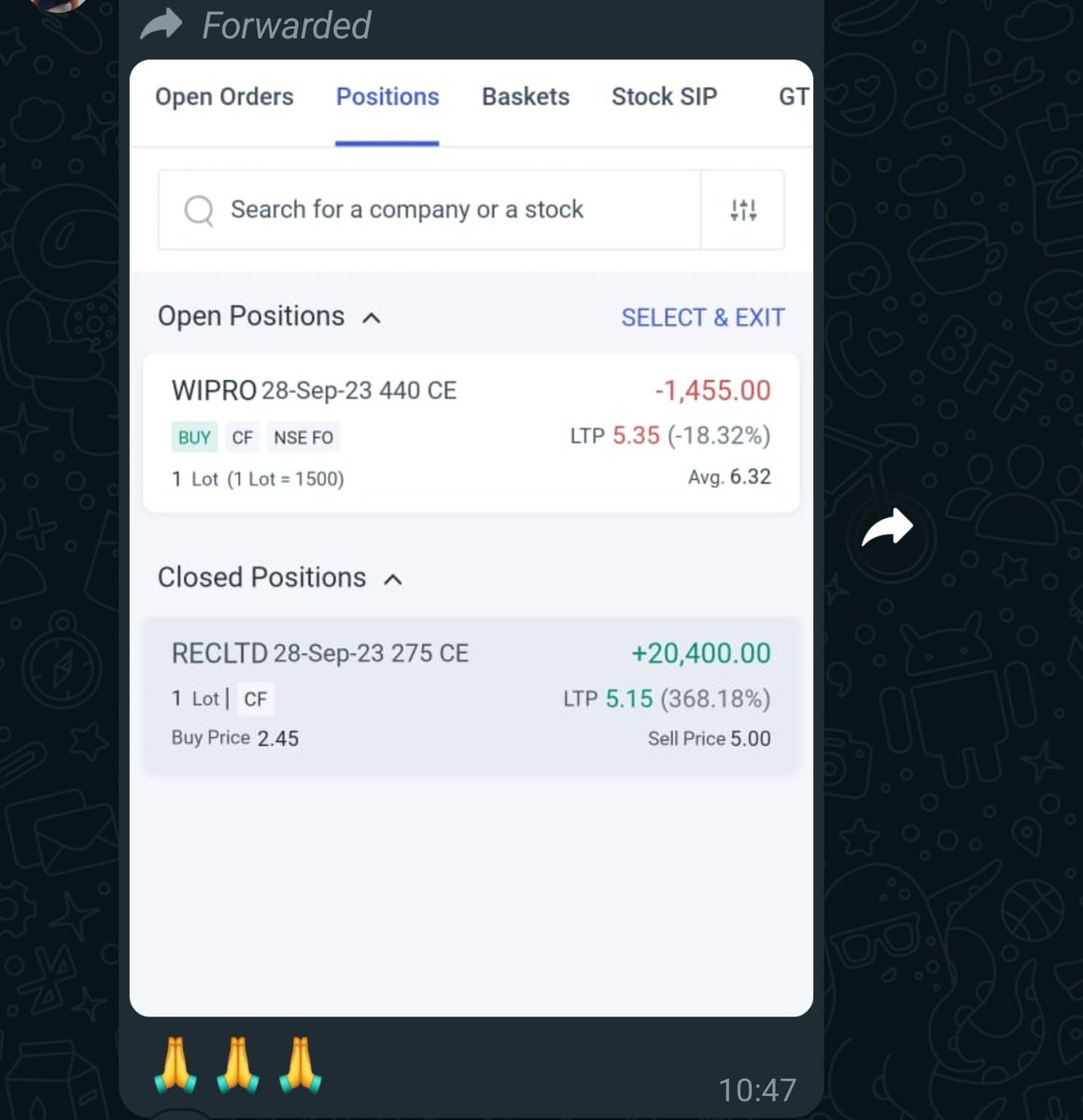 ImCrazyTrader's tweet photo. #Little #Little #Morning #Masti

#GRSE 940 to 975 (4%)
#PFC 287 to 297.85 (3%)
#RECLTD 254.70 to 270.10 (UC, 6%)

Hai koyi #PRO #FaceOff ke liyee Ready:
#Stock
#Options
#Indices
#Nifty
#BankNifty
Your choice.

If you like our work, kindly #Repost/#Like for better reach.

🙏 https://t.co/r2hNHNek9Y