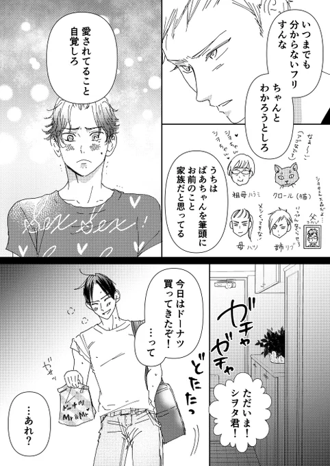 僕の彼氏は…32                    

#創作BL漫画 

⭐️30minシリーズ 
 ※イイネでお返事致します💜

プロフがセンシです、と出たのでもしやヘッダーのヨウタのチク…と思いアラタに変えてみましたよ💡 