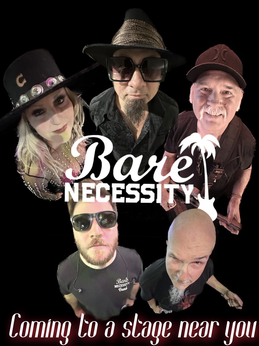 Bare Necessity will be playing at The Pallet Bar on Saturday, September 16, 2023 in Texas City. Show starts at 9pm. 

#barenecessityband #coverband #palletbar #rockband #party #tequilacowboys #americanband #share #follow #texascity #partyband