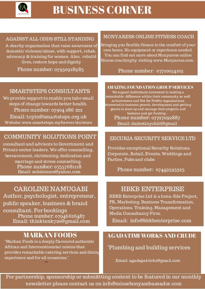 EbonyAmb's tweet photo. Thank God it’s Friday 😊 

Check out exciting  news in Ebony Ambassadors Monthly newsletter.

Readers are Leaders
Happy reading 😊

#ebonyambassadors #septemberevents #septembernewsletter #newsletter https://t.co/jlUL4K2TMQ