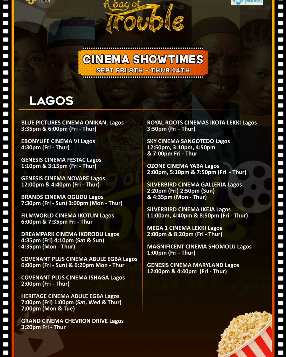 There's no better time to see 'a Bag of Trouble' the movie than this weekend. Now Showing in Cinemas. #abagoftroublethemovie #psychocomedy #laughteristhebestmedicine
#nollywoodblockbusters