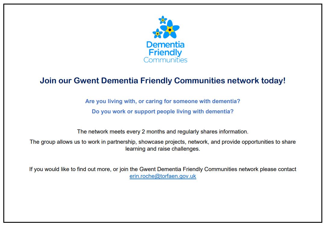 If you live with, or care for someone with dementia or support people living with dementia why not join our #DementiaFriendlyCommunities network! #WorldAlzheimersDay