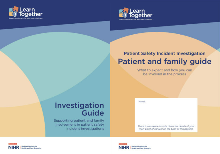 To mark World Patient Safety Day 23, we're launching our resources to support the meaningful involvement of patients and their families in Patient Safety Incident Investigations #WPSD23 

You can access the resources here learn-together.org.uk