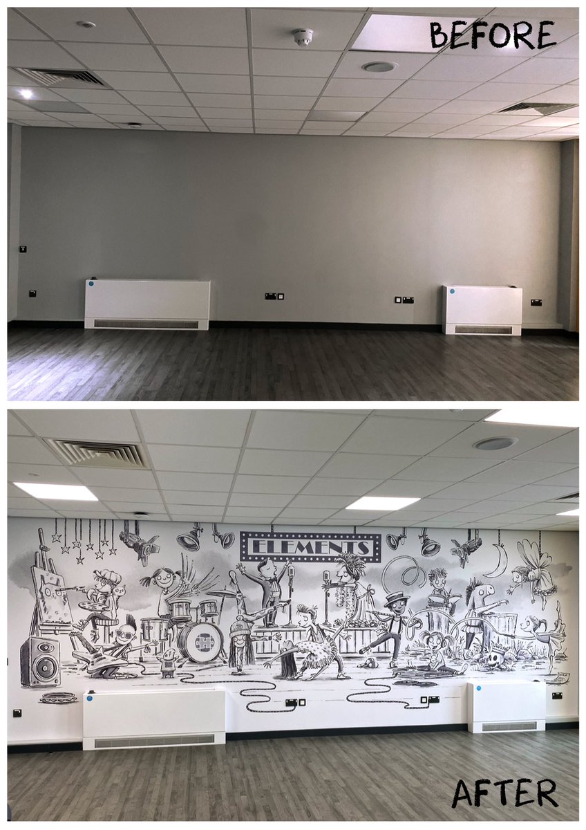 Do you have bland, dull spaces in your setting that need revitalising? Let us help you transform your setting with beautiful, bespoke original artwork that reflects your school community like no other. <a href="/dannydeeptown/">Danny Deeptown</a> <a href="/ImagecoPrint/">Imageco</a> #beautifulspaces #creative #wallart #illustration
