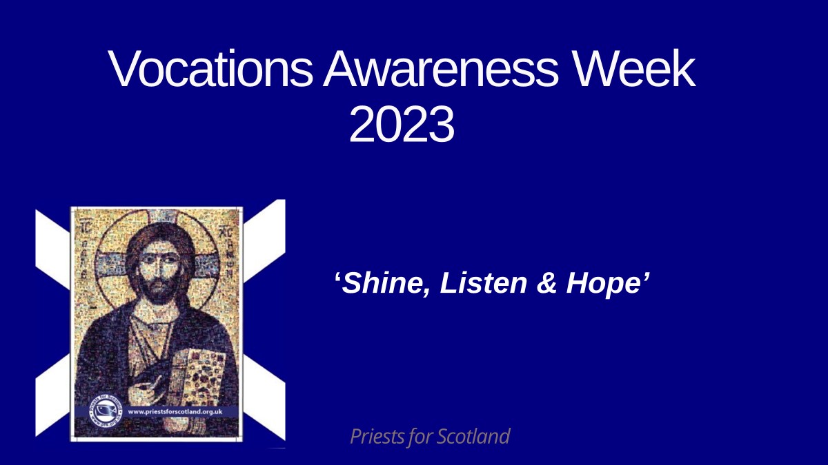 Vocations Awareness Week begins on Sunday (10th September). Click on the link for some resources for parishes and schools. priestsforscotland.org.uk/vocations1/voc…