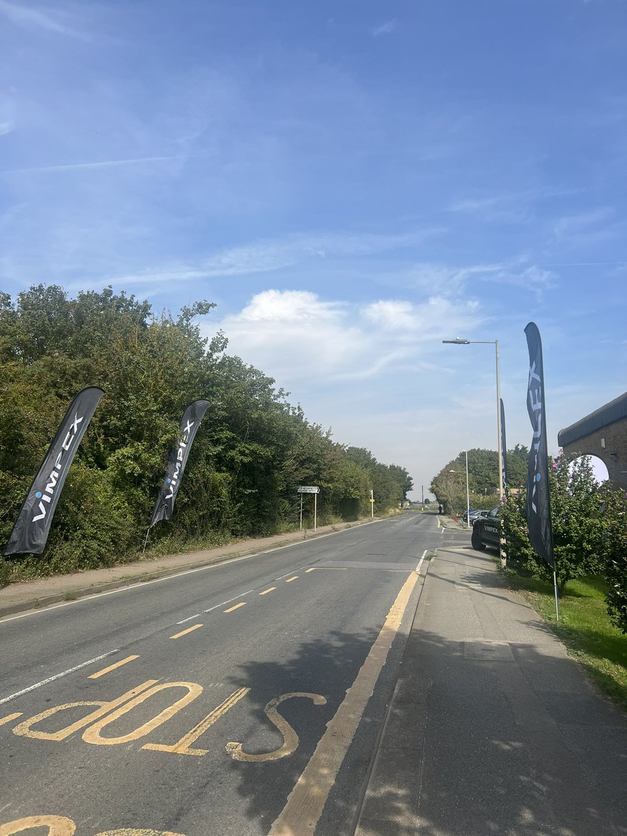 jamesvjones's tweet photo. Looking forward to giving our support to the @TourofBritain peloton as is passes @VimpexLtd today on Star Lane, Great Wakering. Allez Allez Allez! https://t.co/wJ3Qcu9weJ