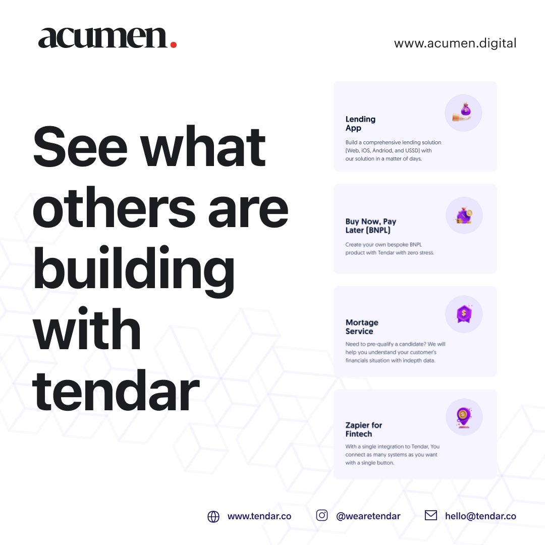 AcumenDigital_'s tweet image. #lendingasaservice #lendingapi #lendingsoftwaresolutions