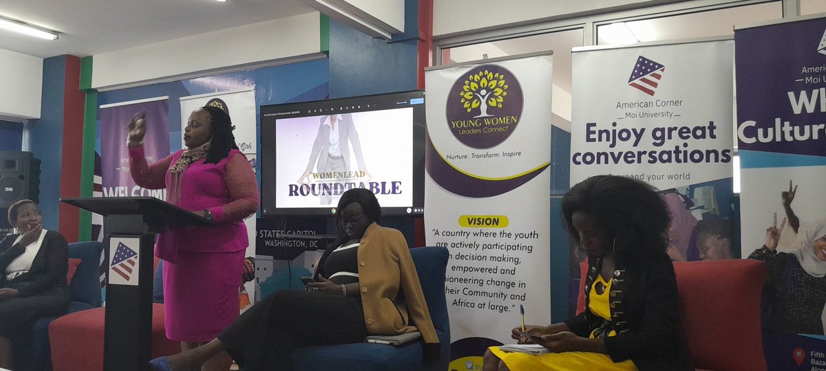 "Be economically empowered "
Political wise ladies in the room 👏 <a href="/YWLC_Kenya/">Young Women Leaders Connect. YWLC.</a> 
<a href="/dr_jkimemiah/">Dr juliet kimemiah</a> 
<a href="/JacintaNKariuki/">Jacinta Kariuki</a>