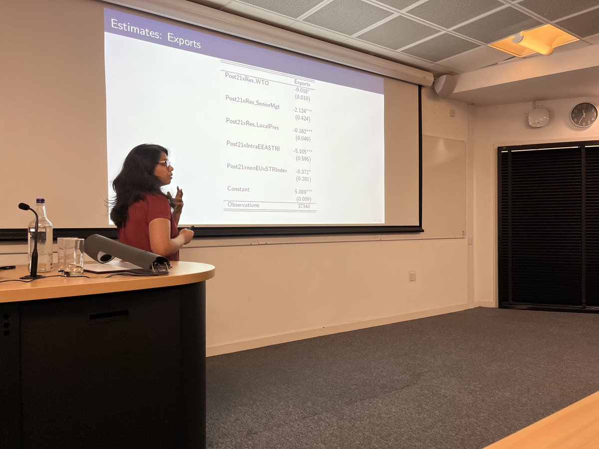 We’re doing an ⁦<a href="/resfoundation/">Resolution Foundation</a>⁩ &amp; ⁦<a href="/CEP_LSE/">Centre for Economic Performance</a>⁩ session at the ⁦<a href="/MMF_research/">Money Macro and Finance Society</a>⁩ conference today talking about great work by ⁦<a href="/ShaniaBhalotia/">Shania Bhalotia</a>⁩ (with ⁦<a href="/FryEmily/">Emily Fry</a>⁩, ⁦<a href="/hale_shale/">Sophie Hale</a>⁩ &amp; ⁦<a href="/swatdhingraLSE/">Swati Dhingra</a>⁩) on the impact of Brexit on UK services trade.