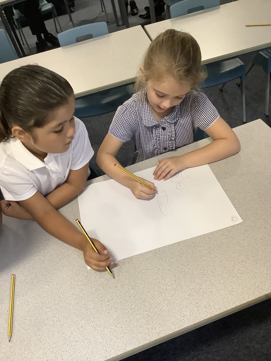 PindersPrimary's tweet photo. Year 3 have been practising their team building skills. They had to work together and communicate in order to create a photo only one of them could see at a time. #PPRSHE #PPSEL https://t.co/nDeq2UWggV