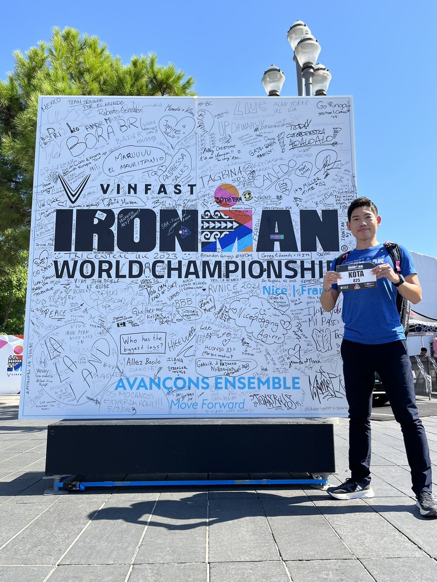 IM_KotaSuda's tweet image. 無事ニースへ到着しアスリートチェックインを済ませました！
レースNo.825何卒応援よろしくお願いいたします！
#IMWC2023 #IMWC2023NICE