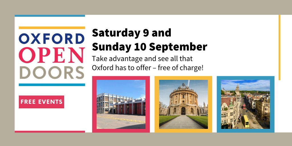 OxfordshireCC's tweet image. Take advantage of the opportunity to see all that Oxford has to offer, free of charge, at Oxford Open Doors!  And Rewley Road are opening their doors this weekend from 10am to 4pm too. Find out more at oxfordpreservation.org.uk/content/oxford…

#OxfordOpenDoors