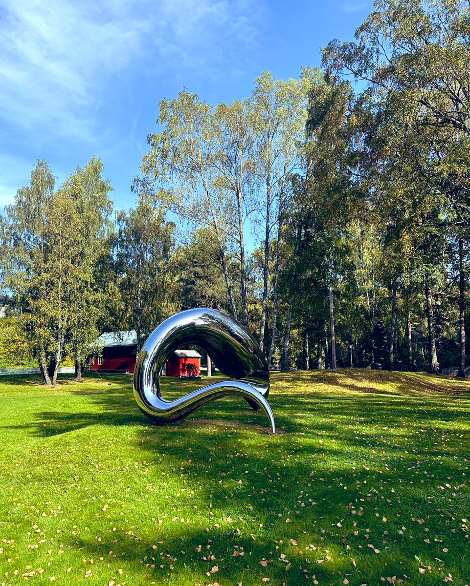 visitnorway's tweet photo. Just 4 reasons why you should visit Kistefos sculpture park and museum 🤩 #norway #visitnorway #kistefos https://t.co/1aIe5HkJJu