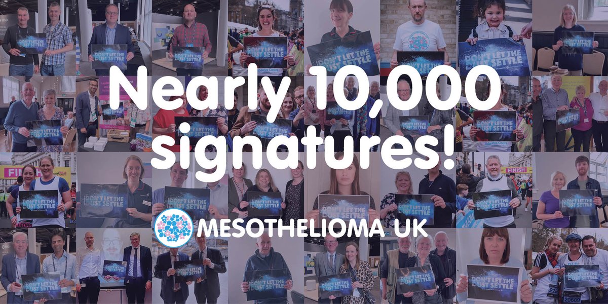 Mesothelioma UK (@mesouk) on Twitter photo This is amazing, less than 500 to go. Let’s spread the word and show the government that its high time we called time on asbestos! petition.parliament.uk/petitions/6358…
#DLTDS #WereCallingTimeOnAsbestos #mesothelioma #asbestos #DontLetTheDustSettle <a href="/darloliz/">Liz Darlison MBE DL</a> This is amazing, less than 500 to go. Let’s spread the word and show the government that its high time we called time on asbestos! petition.parliament.uk/petitions/6358…
#DLTDS #WereCallingTimeOnAsbestos #mesothelioma #asbestos #DontLetTheDustSettle <a href="/darloliz/">Liz Darlison MBE DL</a>