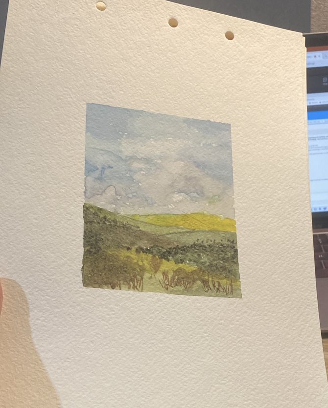 SabaxAhmadi's tweet photo. Nothing like quick water color paintings to soothe my anxiety 🌊😌 https://t.co/2XlAbqUOz0