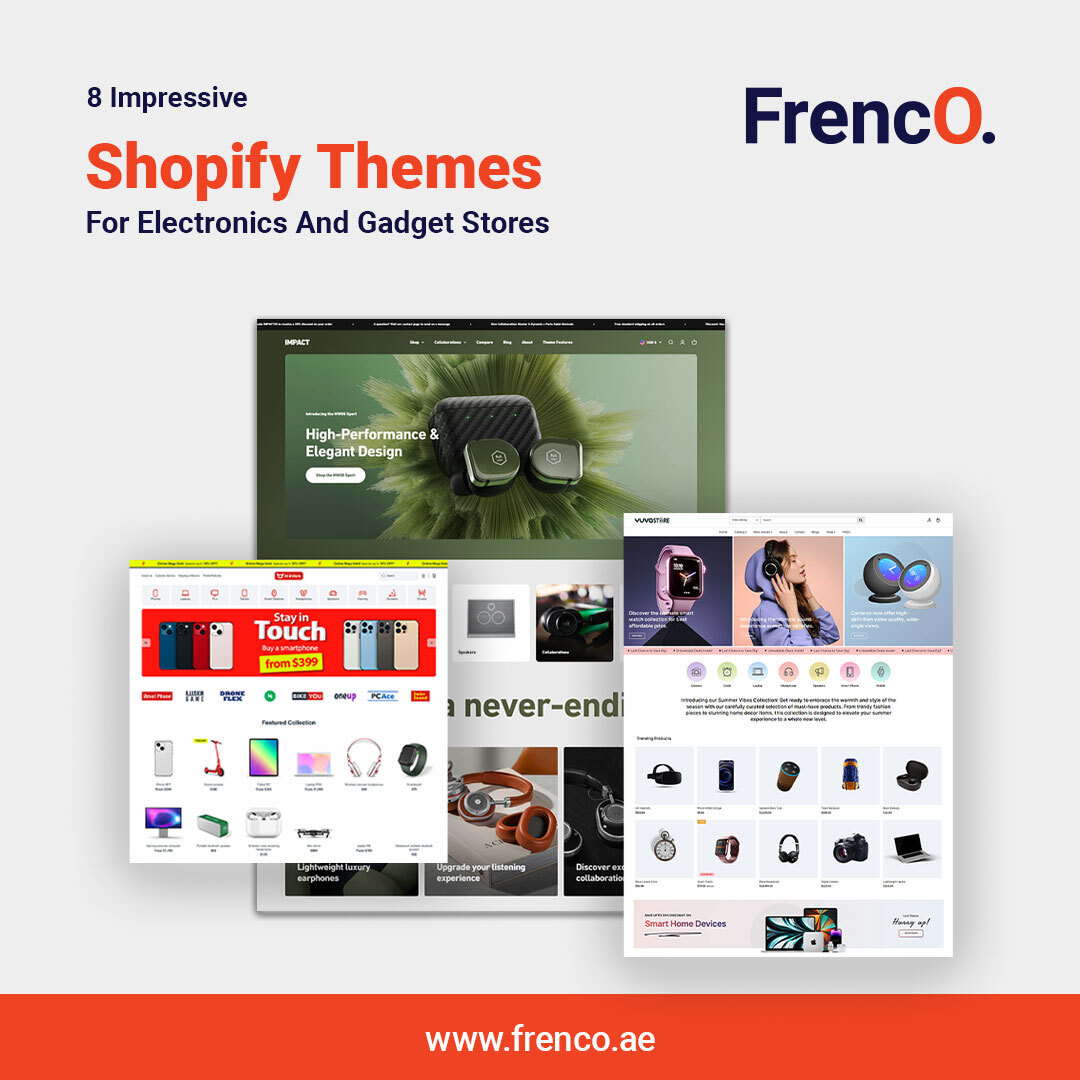 FrencoCROExpert's tweet image. 8 Impressive Shopify Themes For Electronics And Gadget Stores

📞+971 52 104 2666
wa.link/093lcs
📧 info@frenco.ae
🌐 frenco.ae/shopify-themes…

Start Your Shopify Journey: shopify.pxf.io/21WZX7
#shopifyplusepxertsuae #shopifydevelopmentagency #shopifywebsitedeveloper