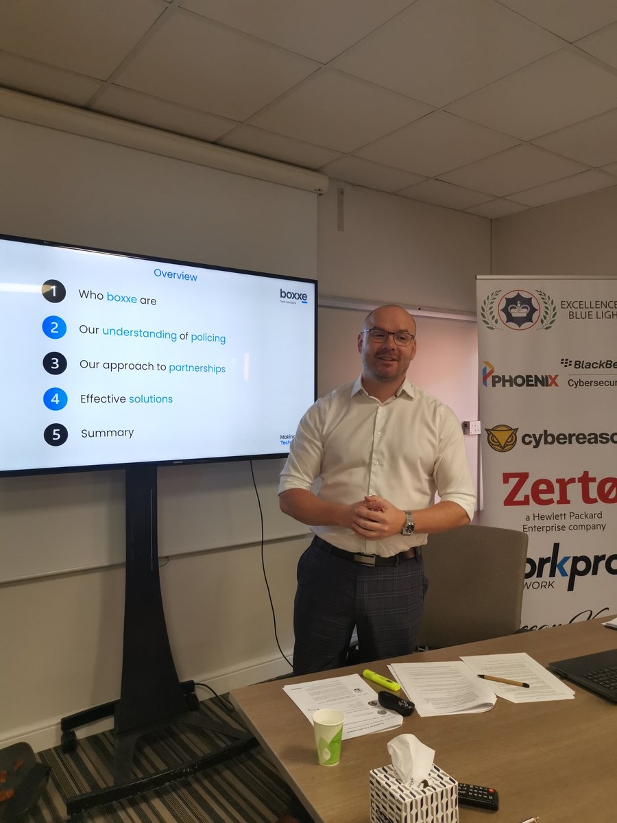 boxxe_UK's tweet photo. ✨ Reflecting on the inspirational Excellence in Blue Light event. It was an honour to share insights and connect with leaders from Police, Fire &amp; Rescue Services, and Ambulance Trusts.

A huge shoutout to @EIBlueLight @OscarKrane for organising a brilliant event 🙌 https://t.co/2JxmyXQBNj