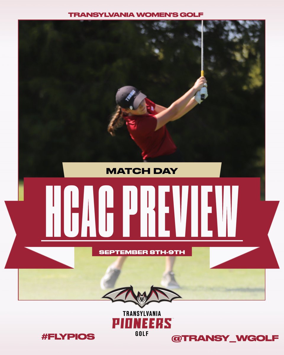 transy_wgolf's tweet photo. Ready for a big weekend in the HCAC Preview ❗️

📍 Sellersburg, IN
⌚️ 8:30 AM 

#FlyPios🦇 https://t.co/9TZZv6wKtH