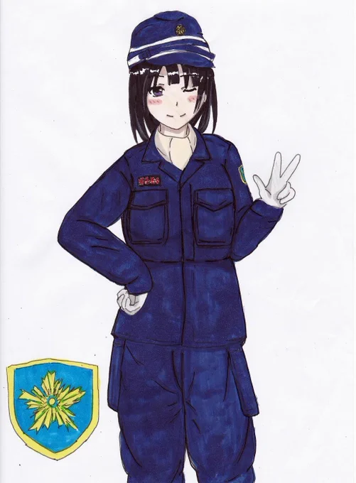 極初期のマル機ガール(下手くそ) 