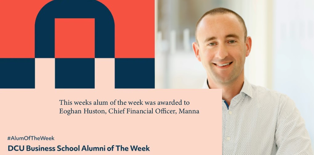 BusinessDCU's tweet photo. Presenting Eoghan Huston, CFO, Manna Drone Delivery and graduate of the @DCU BA Accounting &amp; Finance &amp; the MSc in Accounting as the #BusinessDCU #AlumoftheWeek

Congratulations Eoghan 🎉 https://t.co/62surDm6p0