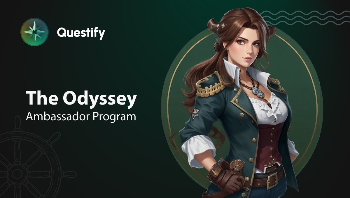 jl_shar's tweet photo. Wonderful news🙌 I've achieved a new role in the Odyssey Ambassador Program from @questify_gg
🔥Navigator🔥
I am absolutely thrilled and inspired! This is an amazing opportunity to be a part of #questify
#GamingOnSei🧵👇 https://t.co/AJNlwFTS0c
