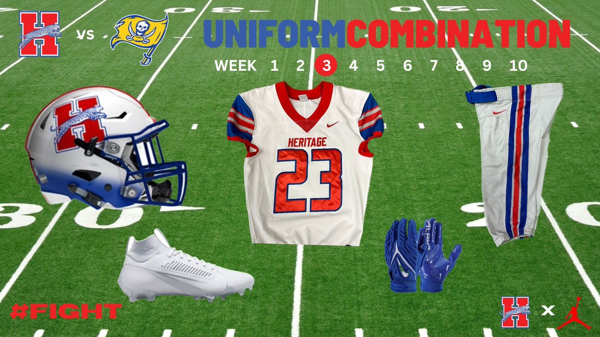 HeritageFtball's tweet image. 🚨Game Day #3 🚨
  
🗓: Today 9/8/23
🆚: @FbLavega
🏟: Willie Williams Stadium
⌚: 7:30 PM
📺 (Livestream): Not Available 
🎟 (Online): events.ticketspicket.com/agency/faa2037…

#FIGHT #WAR #GD2BAJ #txhsfb