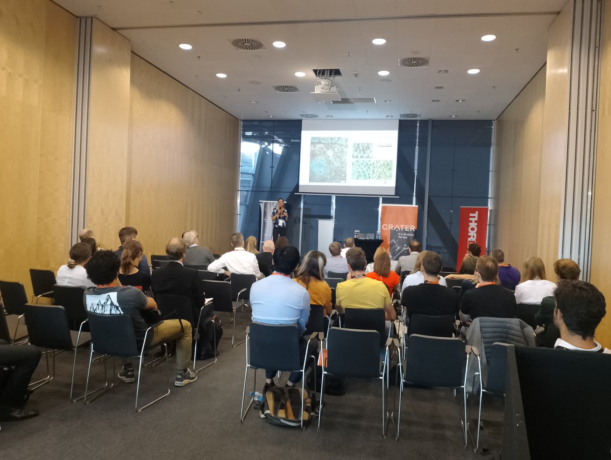 ICTER_PL's tweet photo. #CRATERConference Day 2! Morning dive into Parallel sessions: 📸 Anterior eye imaging by Bartłomiej Kałużny, 🕵️ Eye imaging innovations by Chris Dainty, 🔬 Vision molecular processes, 🌟 Retinal imaging enhancements! 🚀 #CRATER2023 #ICTER_PL https://t.co/OEtXHiUl3s